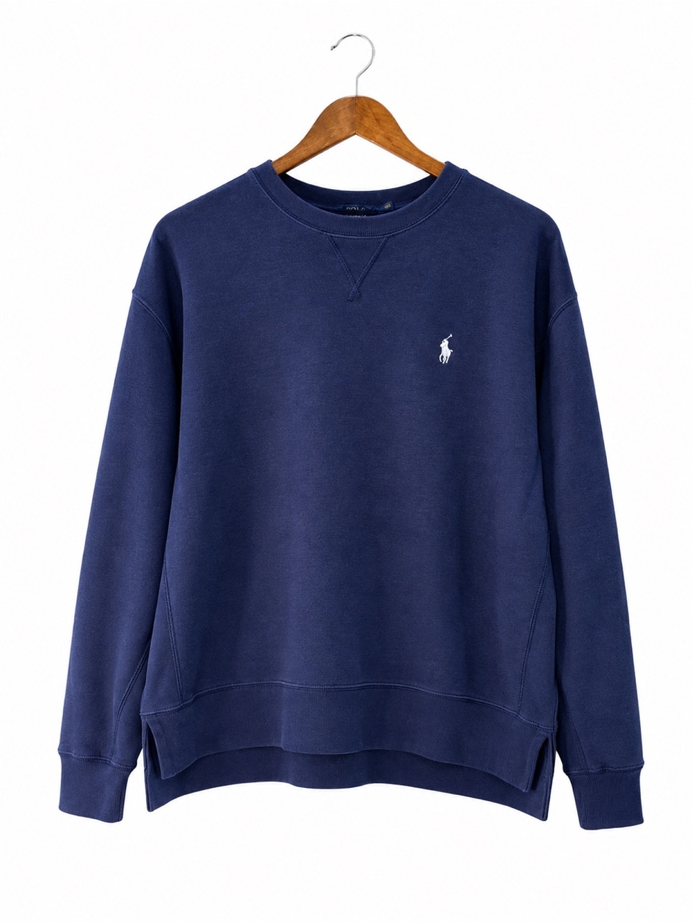 Polo Ralph Lauren Women’s Tech Oz Hilo Long Sleeve Knit Sweatshirt Navy XL